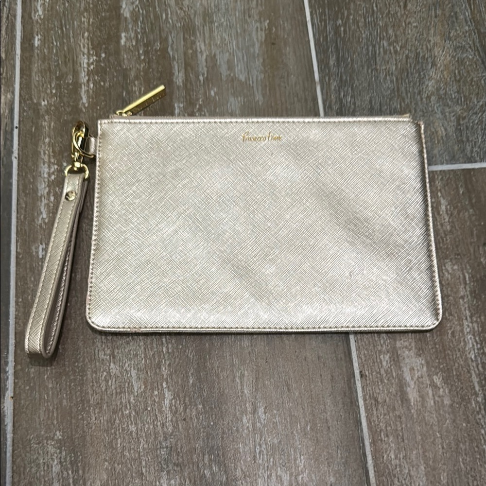 Katie Loxton Metallic Gold Clutch